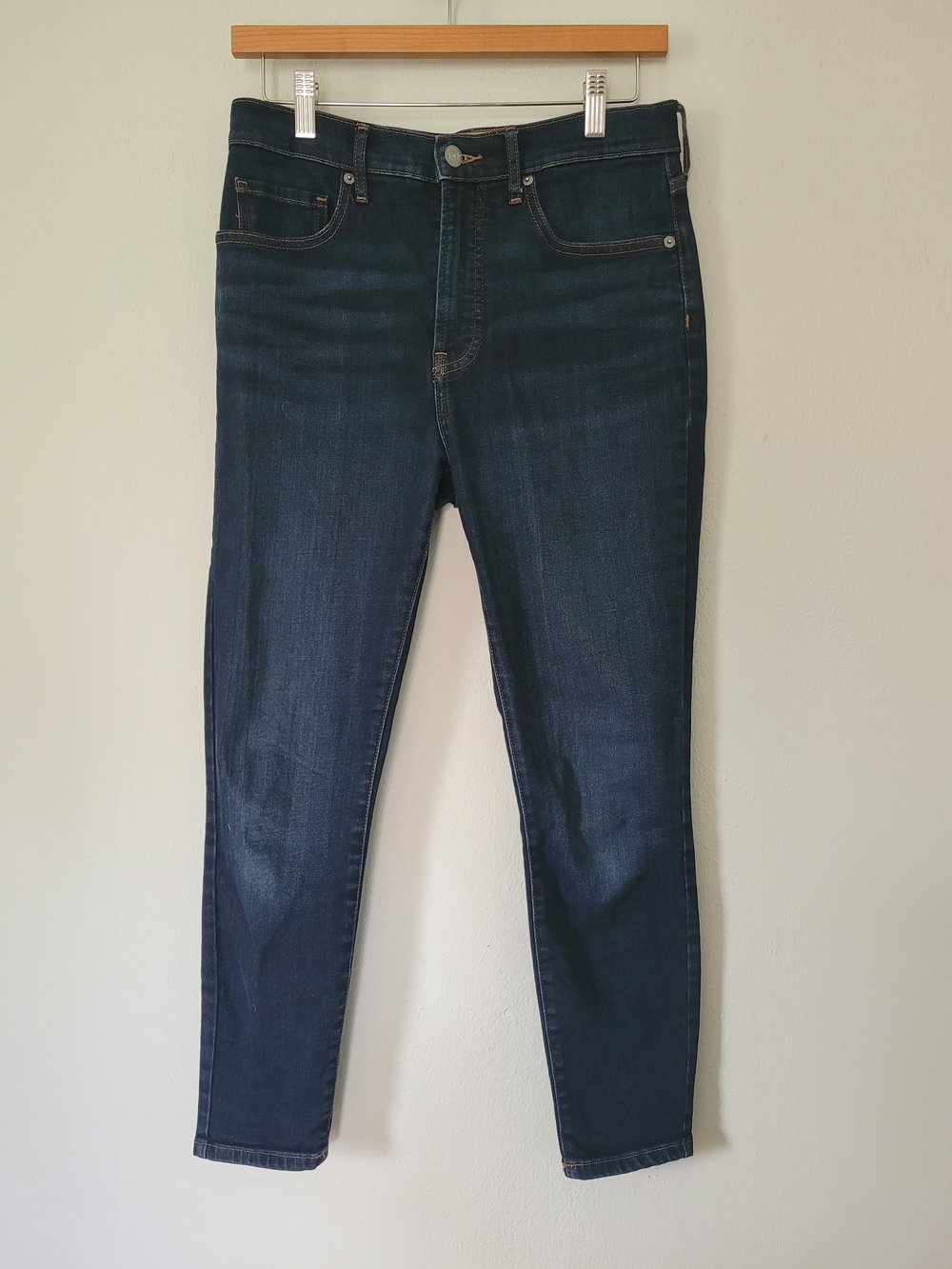 Everlane Women's Skinny Jeans in Dark Blue Indigo - 28 ankle